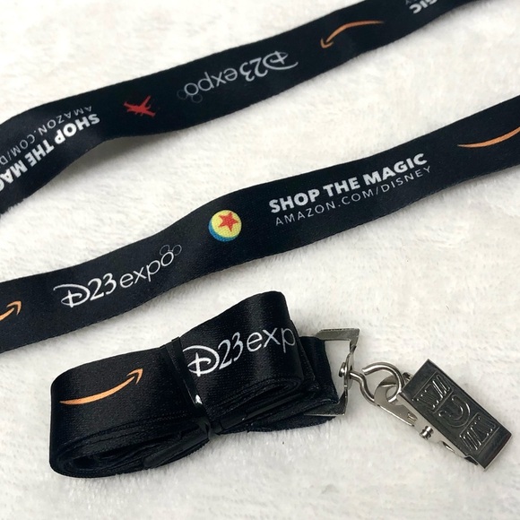 Disney New D23 Expo 2019 Pins Bag Lanyard Lot Limited Ed BB-8 Sorcerer Mickey - Picture 10 of 17